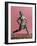 Figurine of a Girl Running-null-Framed Giclee Print