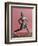 Figurine of a Girl Running-null-Framed Giclee Print