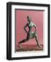 Figurine of a Girl Running-null-Framed Giclee Print