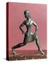 Figurine of a Girl Running-null-Stretched Canvas