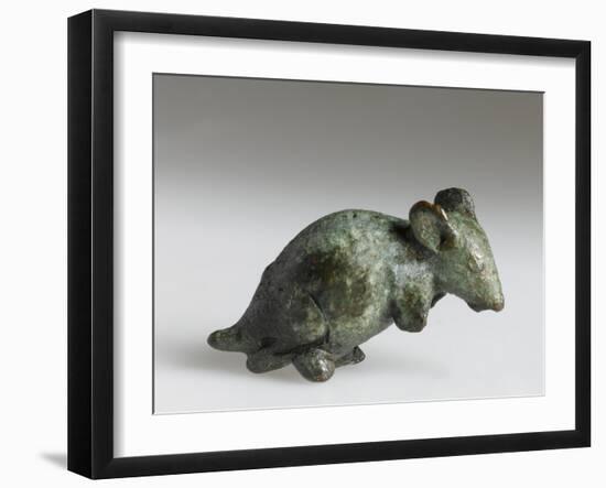 Figurine of a Mouse, C.30 BC - AD 384-Roman Period Egyptian-Framed Giclee Print