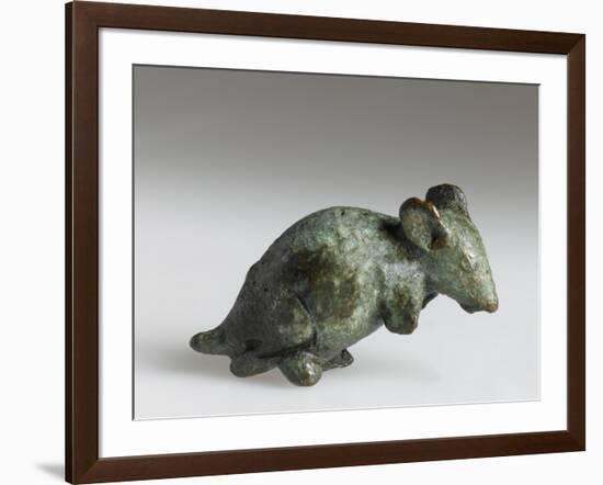 Figurine of a Mouse, C.30 BC - AD 384-Roman Period Egyptian-Framed Giclee Print