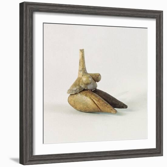 Figurine of a Nude Woman, known as the 'Venus of Sarab', from Tappeh Sarab, Iran-Prehistoric-Framed Giclee Print