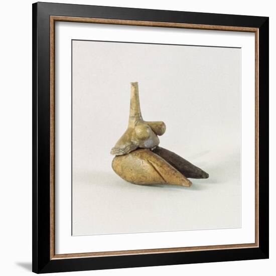 Figurine of a Nude Woman, known as the 'Venus of Sarab', from Tappeh Sarab, Iran-Prehistoric-Framed Giclee Print