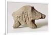 Figurine of a Small Boar, from Tappeh Sarab, Iran, circa 6th Millennium BC-Prehistoric-Framed Giclee Print