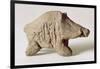 Figurine of a Small Boar, from Tappeh Sarab, Iran, circa 6th Millennium BC-Prehistoric-Framed Giclee Print