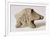 Figurine of a Small Boar, from Tappeh Sarab, Iran, circa 6th Millennium BC-Prehistoric-Framed Giclee Print