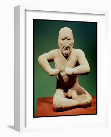 Figurine of a Wrestler-null-Framed Giclee Print