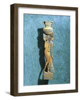 Figurine of Naked Woman Holding Vase for Ointments and Sack of Lily Petals-null-Framed Giclee Print