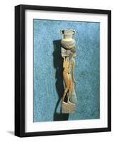 Figurine of Naked Woman Holding Vase for Ointments and Sack of Lily Petals-null-Framed Giclee Print