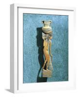 Figurine of Naked Woman Holding Vase for Ointments and Sack of Lily Petals-null-Framed Giclee Print