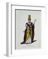 Figurine of Sarastro, Character from The Magic Flute, Opera by Wolfgang Amadeus Mozart-Karl Friedrich Thiele-Framed Giclee Print