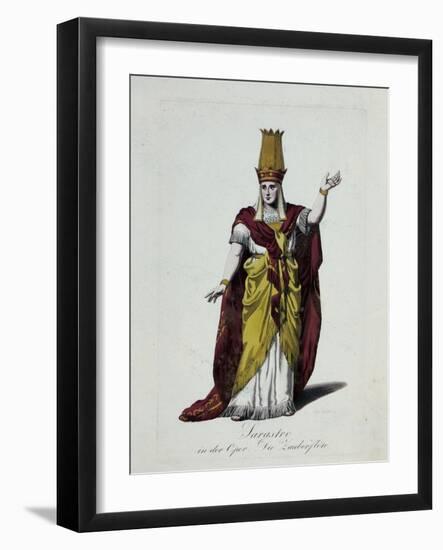 Figurine of Sarastro, Character from The Magic Flute, Opera by Wolfgang Amadeus Mozart-Karl Friedrich Thiele-Framed Giclee Print