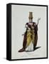 Figurine of Sarastro, Character from The Magic Flute, Opera by Wolfgang Amadeus Mozart-Karl Friedrich Thiele-Framed Stretched Canvas