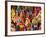 Figurines at the Saturday Market, Goa, India-Walter Bibikow-Framed Photographic Print