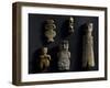 Figurines Made of Bone, Egypt, Coptic Civilization, 8th-9th Century-null-Framed Giclee Print