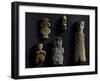 Figurines Made of Bone, Egypt, Coptic Civilization, 8th-9th Century-null-Framed Giclee Print