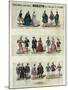 Figurini dell'Opera Rigoletto (Figures from the Opera Rigoletto), Opera by Giuseppe Verdi-null-Mounted Giclee Print