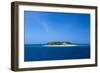 Fiji. Boats head towards Beachcomber Island, in the Mamanuca Island chain.-Micah Wright-Framed Photographic Print