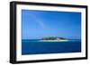 Fiji. Boats head towards Beachcomber Island, in the Mamanuca Island chain.-Micah Wright-Framed Photographic Print