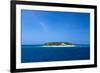 Fiji. Boats head towards Beachcomber Island, in the Mamanuca Island chain.-Micah Wright-Framed Photographic Print