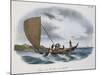 Fijian Sailing Canoe, Colour, 19th Century-null-Mounted Giclee Print