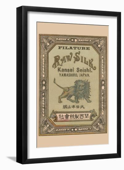 Filature Raw Silk Kamnsei Seishi, Yamashiro, Japan-null-Framed Art Print