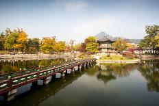 Gyeongbokgung Palace and its Grounds on a Fine Autumn Day in Seoul, South Korea.-FiledIMAGE-Photographic Print