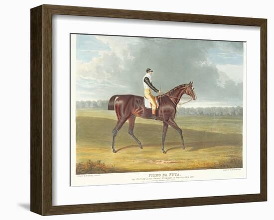 Filho Da Puta', the Winner of the Great St. Leger at Doncaster, 1815-John Frederick Herring I-Framed Giclee Print