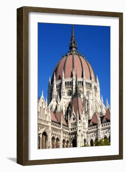 Filigree Detail on Exterior of the Parliament Building, Budapest, Hungary-Kimberly Walker-Framed Photographic Print