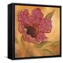 Filigree Poppy 1-Sandra Smith-Framed Stretched Canvas