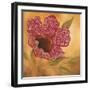 Filigree Poppy 1-Sandra Smith-Framed Art Print