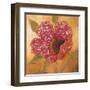 Filigree Poppy 2-Sandra Smith-Framed Art Print