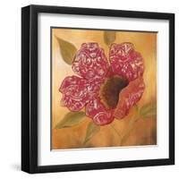 Filigree Poppy 2-Sandra Smith-Framed Art Print