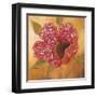 Filigree Poppy 2-Sandra Smith-Framed Art Print