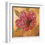 Filigree Poppy 2-Sandra Smith-Framed Art Print