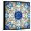 Filigree Shining Mandala Ornament from Flower Photographs, Conceptual Layer Work-Alaya Gadeh-Framed Stretched Canvas