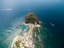 Aerial View of Sant'angelo in Ischia Island in Italy-Filipe Frazao-Framed Stretched Canvas