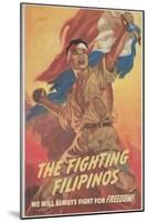 Filipino Freedom Fighter Poster-null-Mounted Art Print