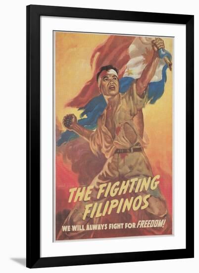 Filipino Freedom Fighter Poster-null-Framed Art Print