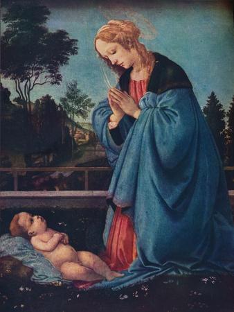 'The Madonna Adoring the Christ Child', 15th century, (1910)