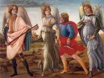 Story of Esther. Queen Vasthi Leaving the Ream-Filippino Lippi-Art Print
