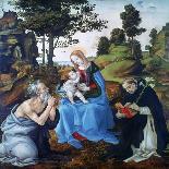 Apparition of the Virgin To St Bernard-Filippino Lippi-Giclee Print