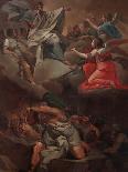 The Lord with the Archangel St. Michael Victorious over the Demons-Filippo Comerio-Mounted Giclee Print