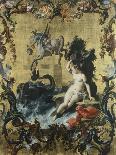 Perseus Freeing Andromeda from the Sea Monster-Filippo Falciatore-Framed Stretched Canvas