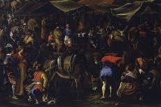 The Old Market in Naples-Filippo Napoletano-Giclee Print