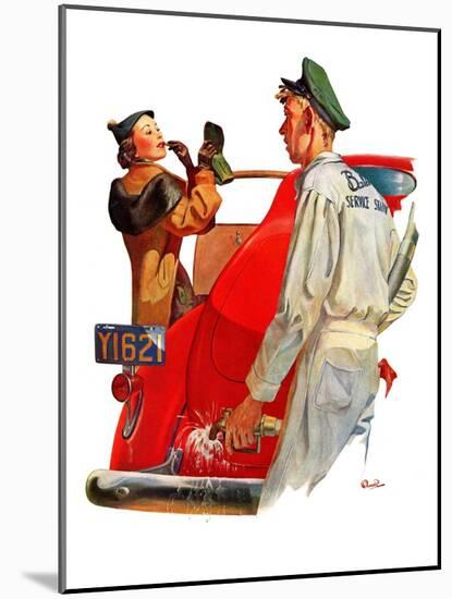 "Fill'er Up,"April 3, 1937-McCauley Conner-Mounted Giclee Print