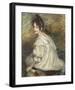 Fille a la robe blanche-Jacques Emile Blanche-Framed Premium Giclee Print