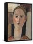 Fille rousse-Amedeo Modigliani-Framed Stretched Canvas