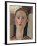 Fille rousse-Amedeo Modigliani-Framed Giclee Print